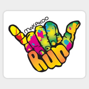 Hang Loose Run Sticker